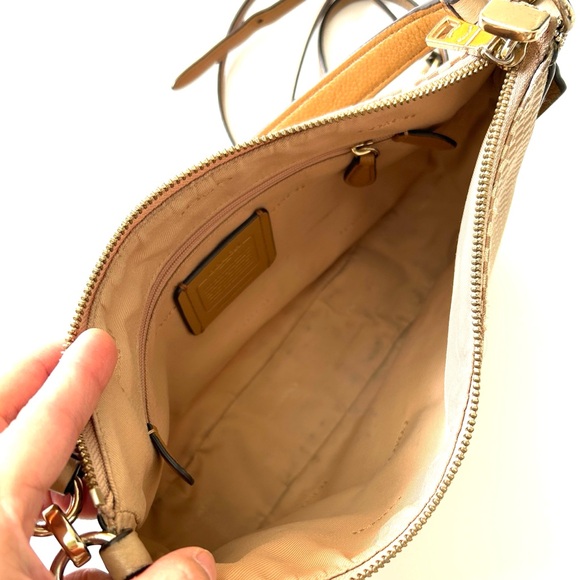 Coach Legacy Jacquard Chelsea Crossbody Hobo Bag - Picture 10 of 11